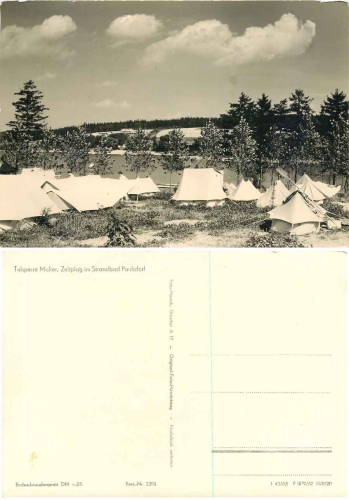 01744 Paulsdorf Campsite Dam Malter *1963 Hanich1391