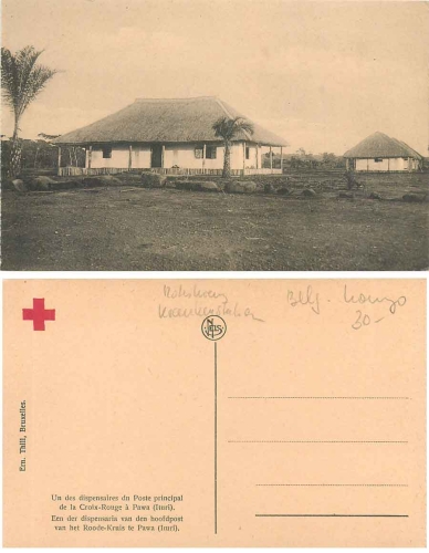 Pawa infirmary Belgian Congo Red Cross *ca. 1930