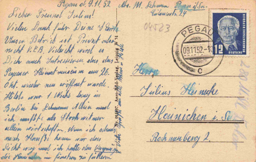 04523 Pegau Rathaus o 1952