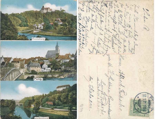 09322 Penig Sachsen o 12.1.1911