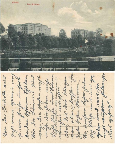 09322 Penig Saxony school br. 1919