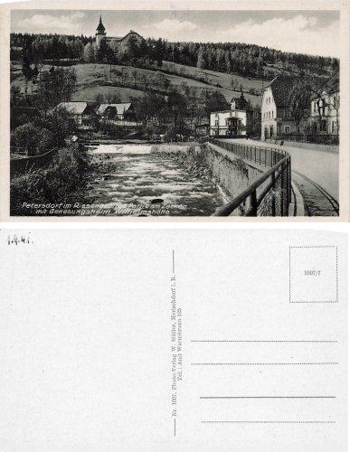 Petersdorf Riesengebirge Schlesien Genesungsheim Wilhelmhoehe Piechowice * 1941
