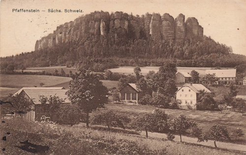 01824 Pfaffenstein climbing rocks Saxon Switzerland o 1926