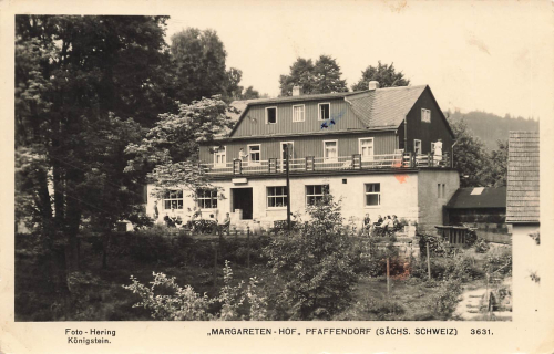 01824 Pfaffendorf Margareten Hof Saxon Switzerland o 1957