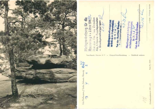 01824 Pfaffenstein Rittersitz Sächsische Schweiz *1977 Hanich1566