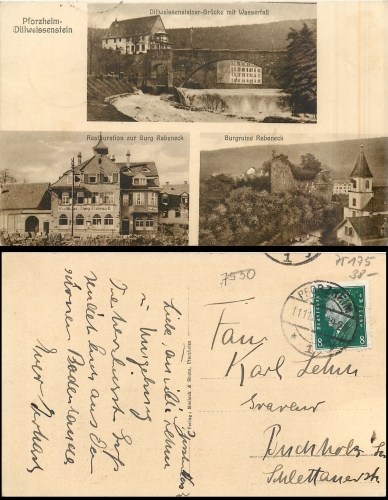 75175 Pforzheim Dillweissenstein o 11.11.1939