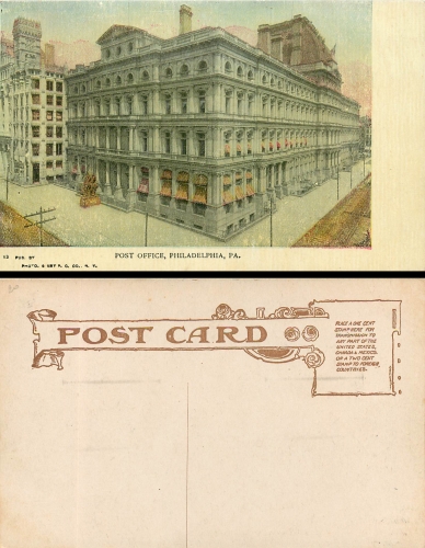 USA Pennsylvania Philadelphia Post office *ca.1930