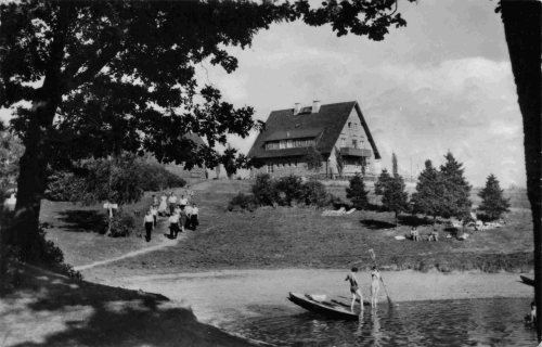Warmbad Wiesenbad Erzgebirge Neudorfer Weg o 1910