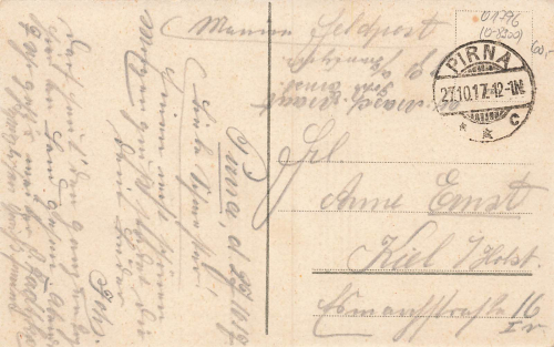 01796 Copitz Pirna Haufes Concert und Ball-Etablissement Litho o 1917