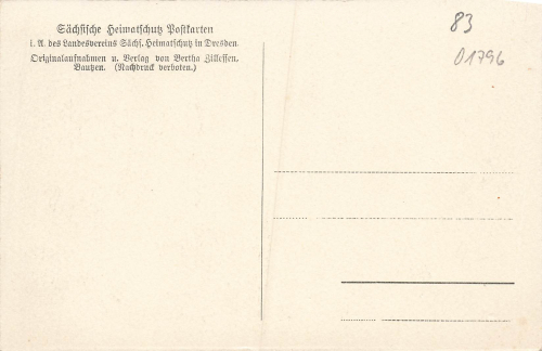 01796 Pirna Elbe Fischerplatz * um 1920 Heimatschutzpostkarte