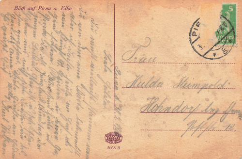 01796 Pirna 4. Sächsischer Landjugendtag 1926 o 1926