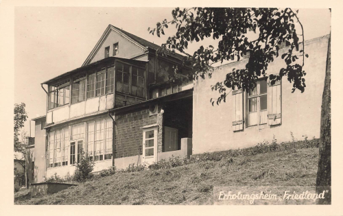 01796 Pirna Elbe Erholungsheim "Friedland" * um 1950