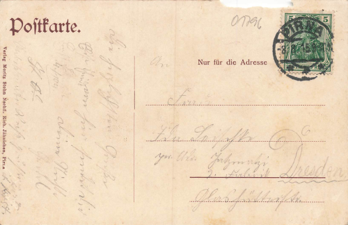 01796 Pirna Elbe Friedenspark o 1915