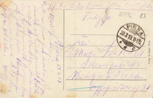 01796 Pirna Elbe "Carolabad" Paul Taggesell o 1918