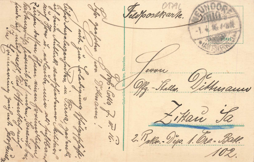 01796 Pirna Elbe Friedenspark o 1916