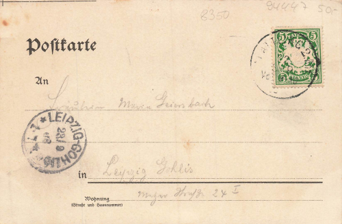 94447 Plattung Litho Bahnhof o 1908