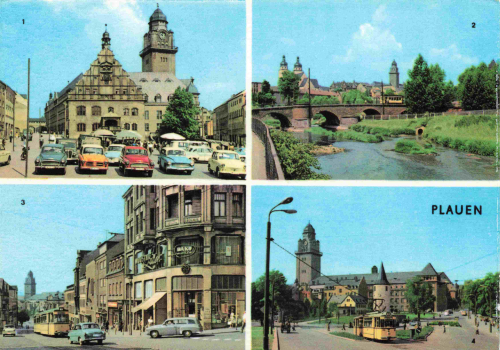 Plauen Vogtland Mehrbildkarte * 1967