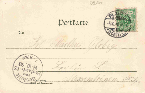 Plauen Vogtland Gruss aus ... Litho o 1898