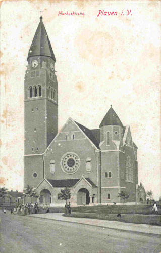Plauen Vogtland Markus-kirche * um 1920