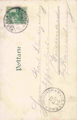 Plauen Vogtland Kaiser-Wilhelm-Denkmal Moltke-Denkmal Bismarck-Denkmal o 1902