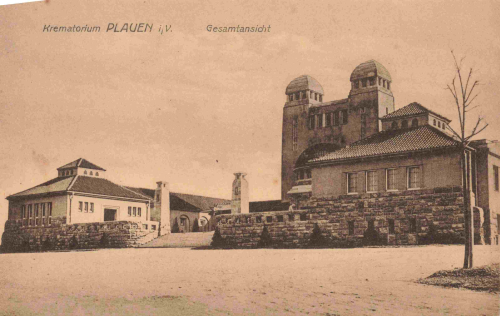 Plauen Vogtland Krematorium * um 1920