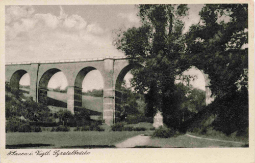 Plauen Vogtland Syratalbrücke * um 1940