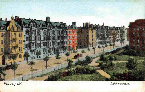 Plauen Vogtland Blücherstrasse * um 1910