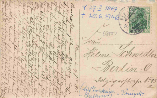Zwickau Königstrasse Echtfotokarte o 1913