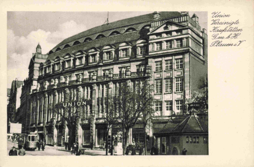 Plauen Vogtland Union Vereinigte Kaufstätten * um 1930
