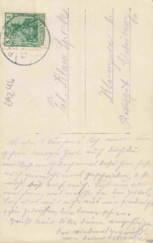 Pleißa (Limbach-Oberfrohna) Familie vor Gasthof o um 1910