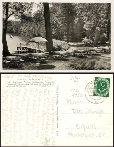 24306 Plon Gasthof zur Fegetasche o 27.8.1962