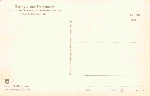 07907 Plothen Mehrbildkarte * 1962
