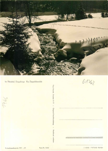 01762 Pöbeltal Erzgebirge *1963 Hanich1466