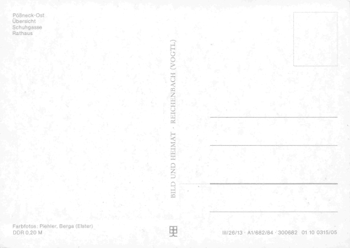 07381 Pößneck Mehrbildkarte * 1984
