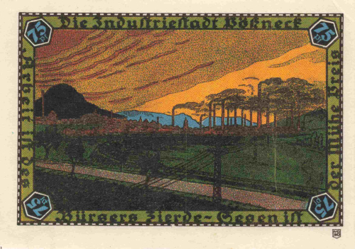 Pößneck Thüringen Notgeldschein um 1921