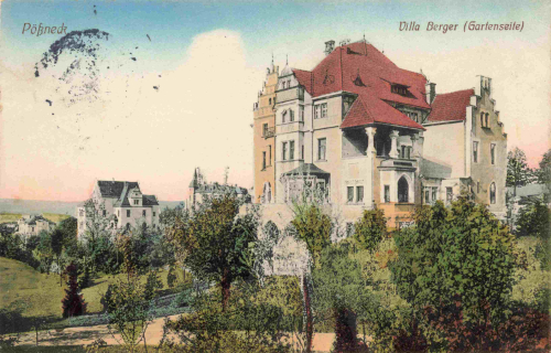 Pößneck Thüringen Villa Berger o 1912