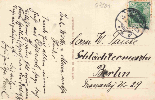Pößneck Thüringen Villa Berger o 1912