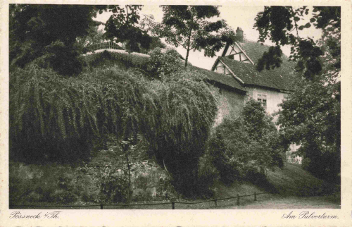 Pößneck Thüringen am Pulverturm * 1928