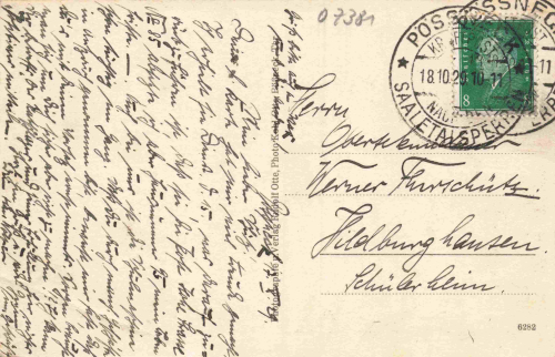 Pößneck Thüringen  o 1929