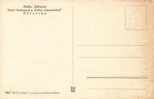 01829 Poetzscha Stadt Wehlen Bauernhaeusl Sächsische Schweiz * um 1930