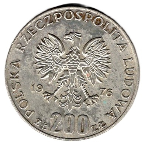 Polen 200 Zloty Olympische Spiele 1976 in Montreal