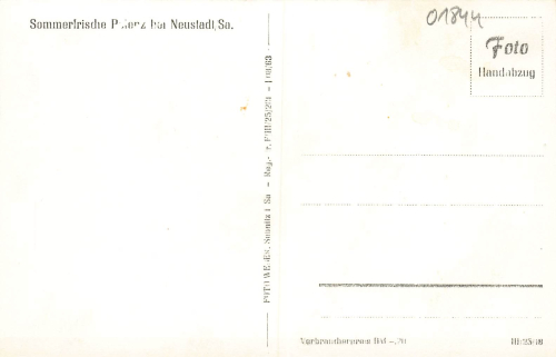 01844 Polenz Neustadt Sa. Mehrbildkarte * 1963