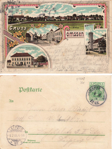04668 Pomssen Litho o 31.8.1903