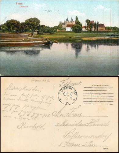 Poznan Cathedral Island o 10.6.1916