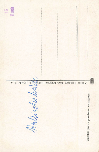 Poznan Most Chwaliszewski artist card Rozankowski * around 1920