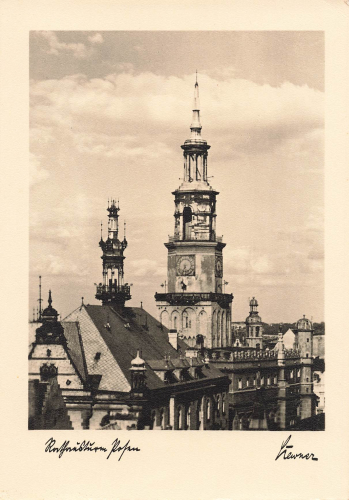 Posen Rathaus Poznan * um 1940