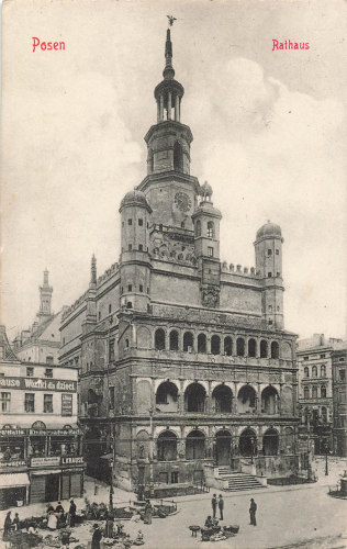 Posen Rathaus Poznan * um 1910