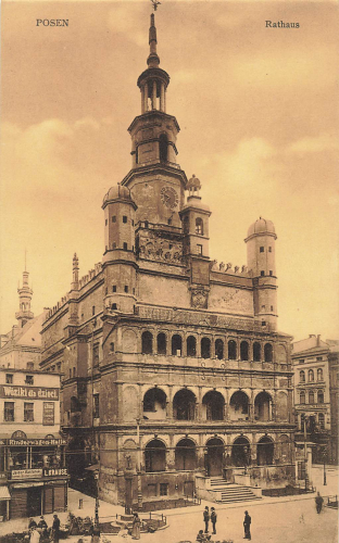 Posen Rathaus Poznan * um 1910