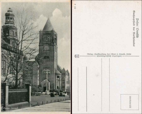 Posen Gauhauptstadt des Warthelandes Schloss *ca. 1940