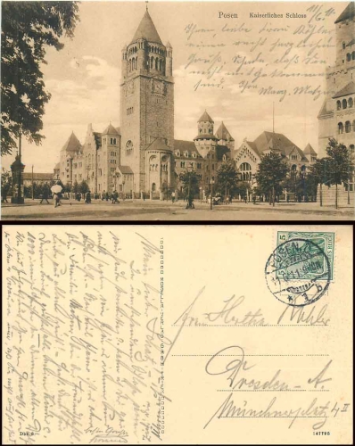 Poznan Imperial Palace, June 11th, 1911